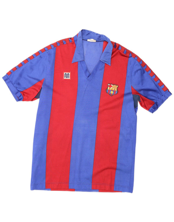 Vintage Herre Barcelona Home 1984-1989 fodboldtrøje Medium Blue Sports