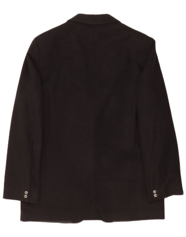 Yves Saint Laurent Herre 2-knaps blazerjakke IT 52 XL Sort Virgin Wool