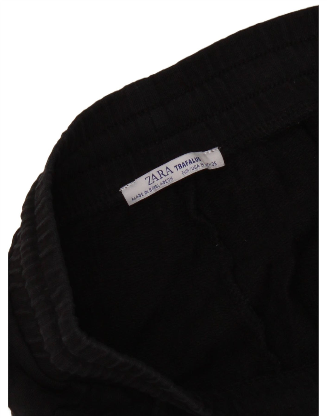 Zara Træningsdragtsbukser til kvinder UK 8 Small Black