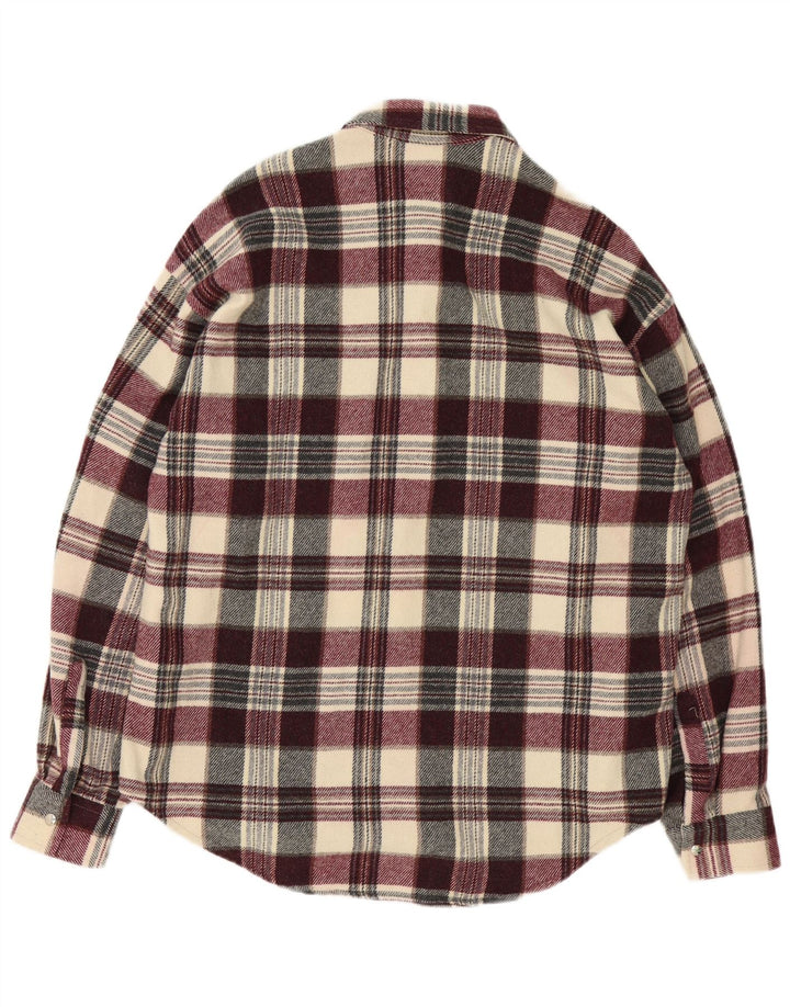 Vintage herre flannel skjorte 2XL flerfarvet ternet akryl