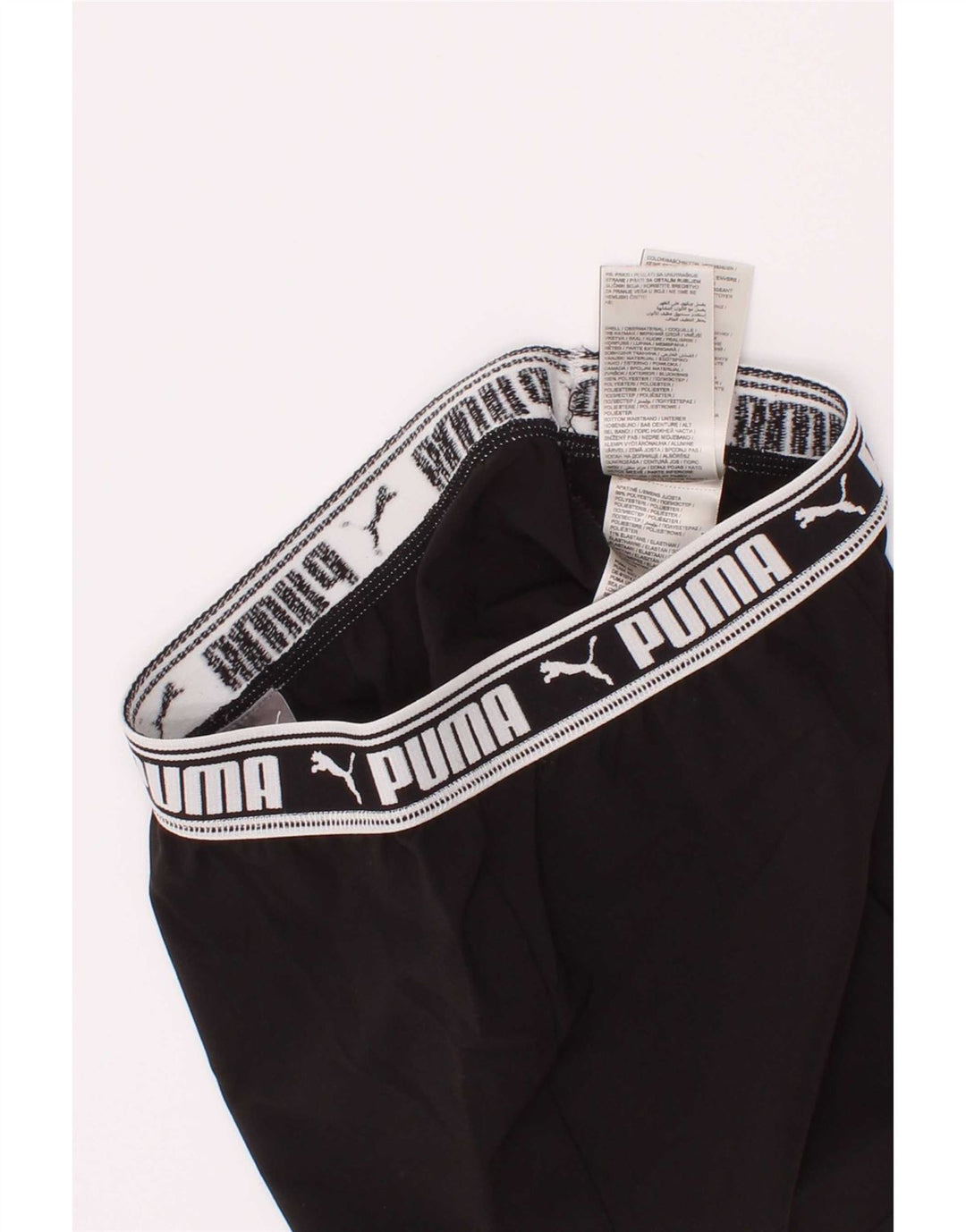 Puma piger grafiske sportsshorts 9-10 år sort polyester