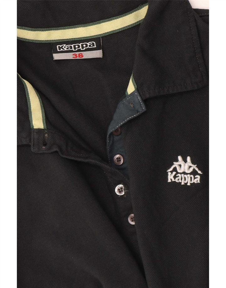 Kappa Dame Polo Shirt IT 36 XS Sort