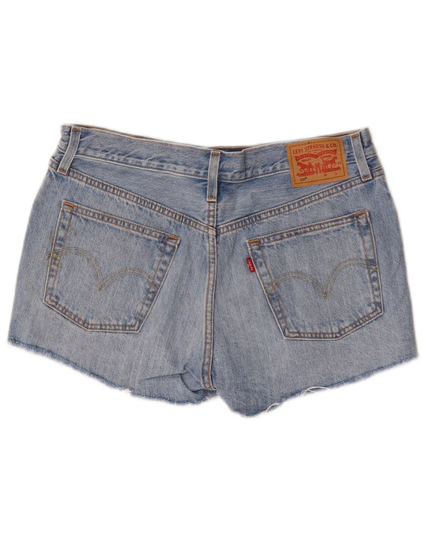 LEVI'S Womens 501 denimshorts W29 Medium Blue Bomuld
