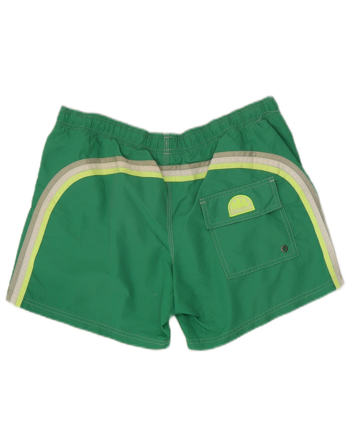 Sundek Herre svømmeshorts Medium Grøn Nylon