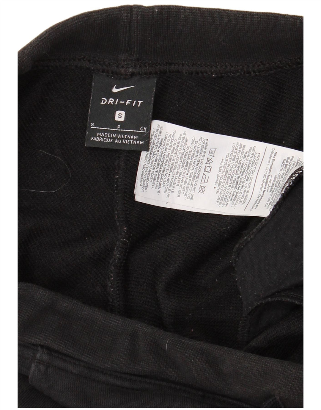 NIKE træningsdragt til kvinder Joggers UK 10 Small Black Bomuld