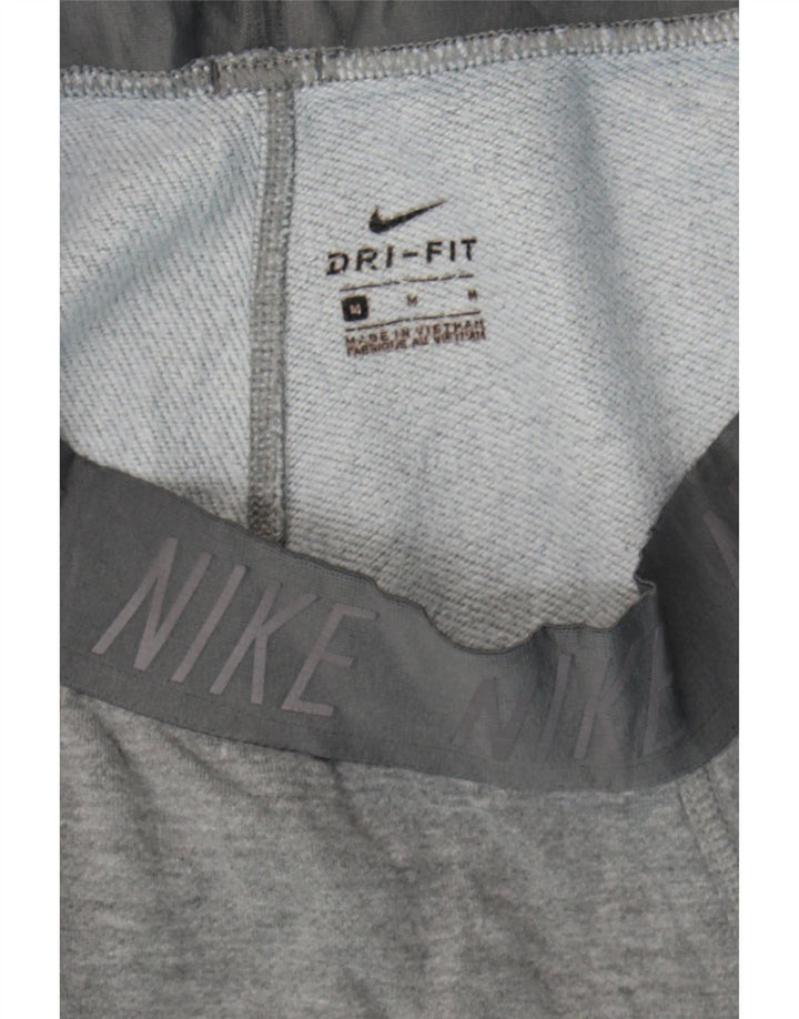 NIKE Womens Graphic Tracksuit Trousers UK 14 Medium Grey Polyester Vintage Nike and Second-Hand Nike from Messina Hembry 