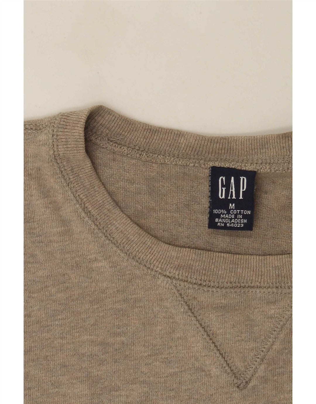 Gap Herre Top Langærmet Medium Beige Bomuld