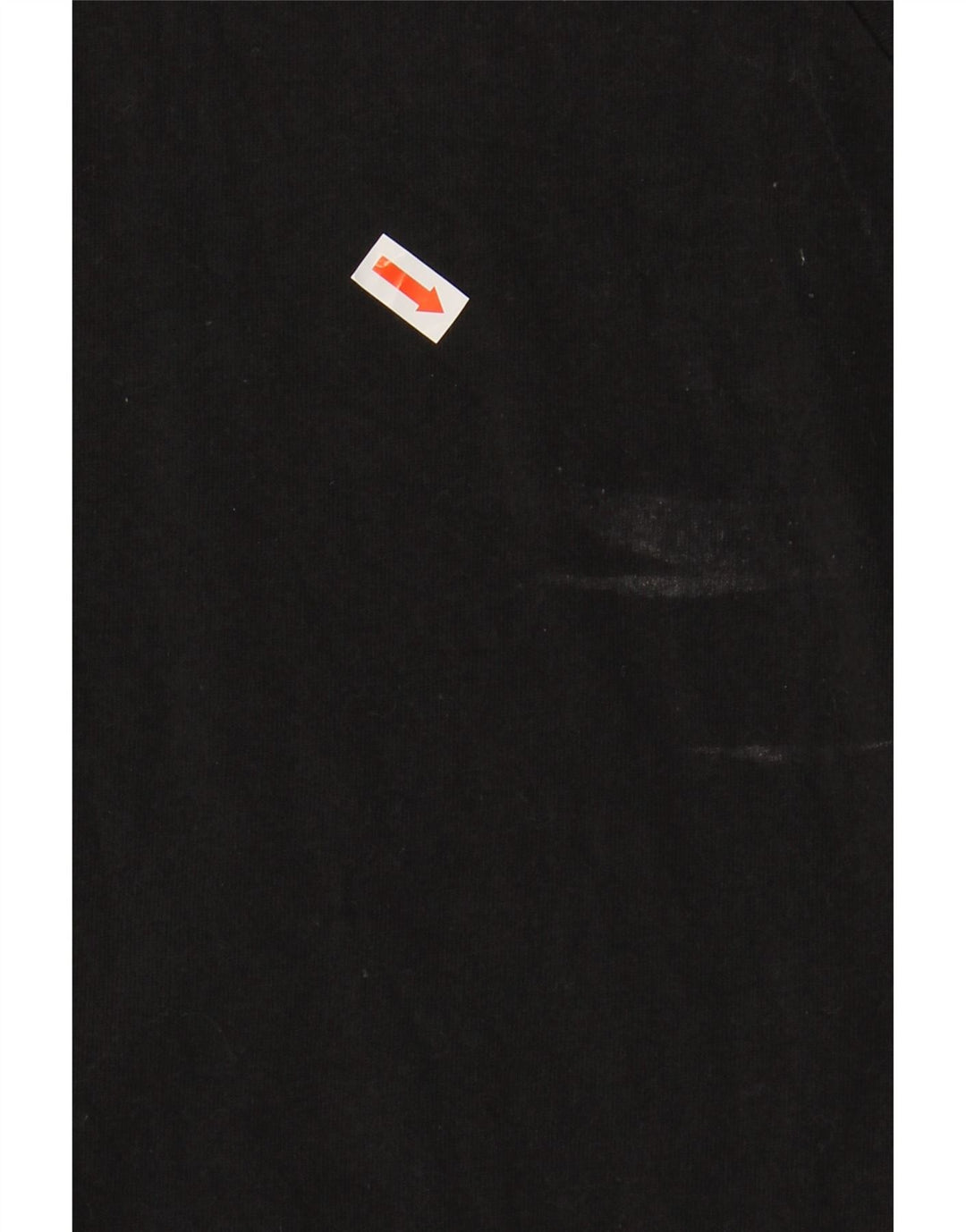 ADIDAS Dametop Langærmet UK 16/18 Stor Sort Bomuld