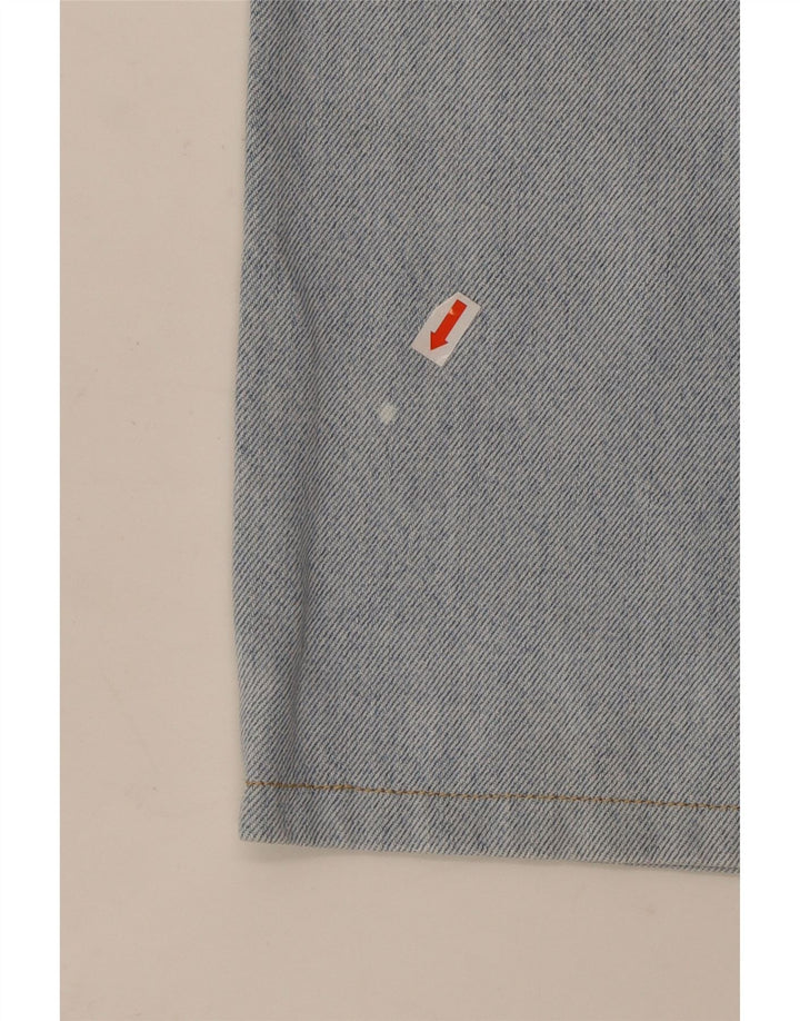 LEE Straight Jeans til kvinder W28 L27 Blå Bomuld