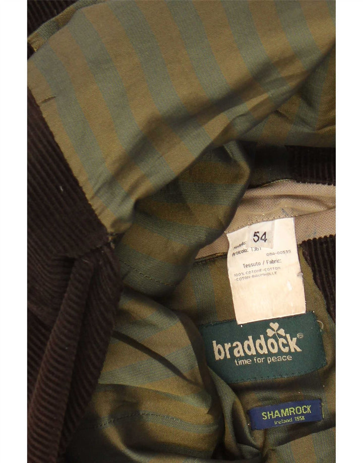 Braddock Herre Corduroy-jakke IT 54 2XL Brun Bomuld