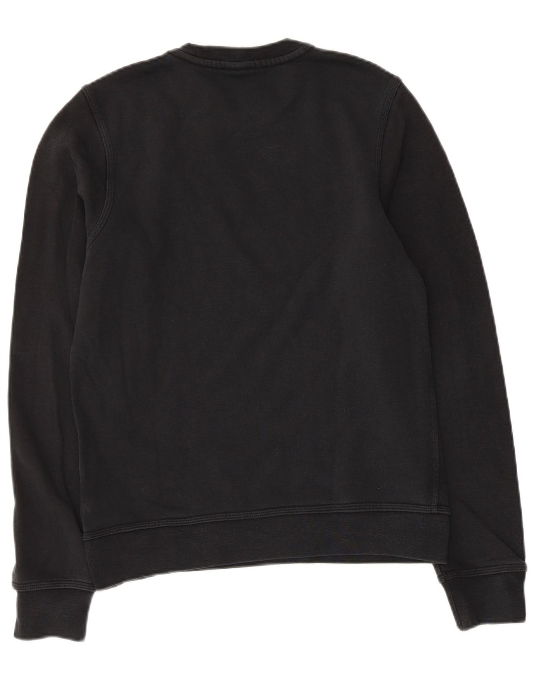 Nike Dame Sweatshirt Jumper UK 10 Small Black Bomuld