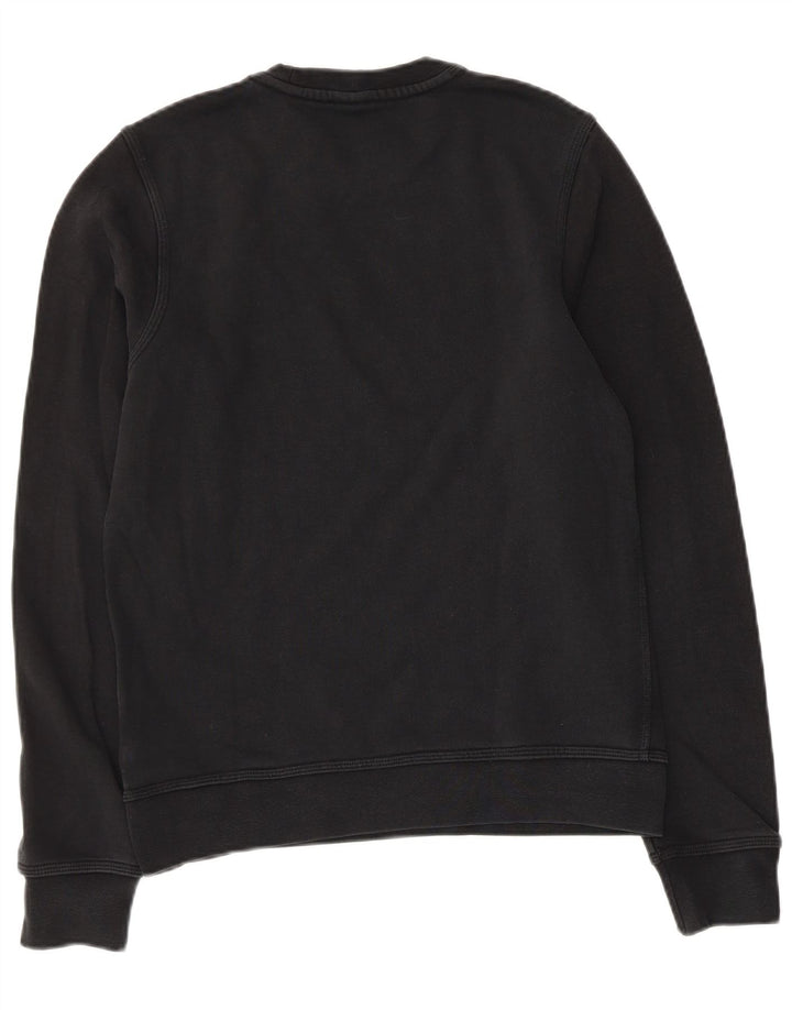 Nike Dame Sweatshirt Jumper UK 10 Small Black Bomuld