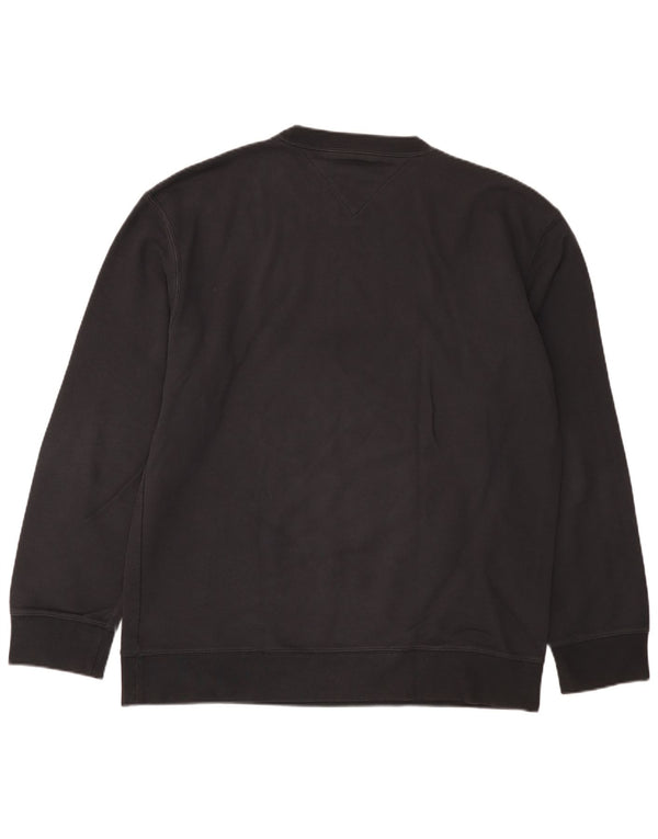 Tommy Hilfiger Herre Sweatshirt Jumper XL Sort Bomuld