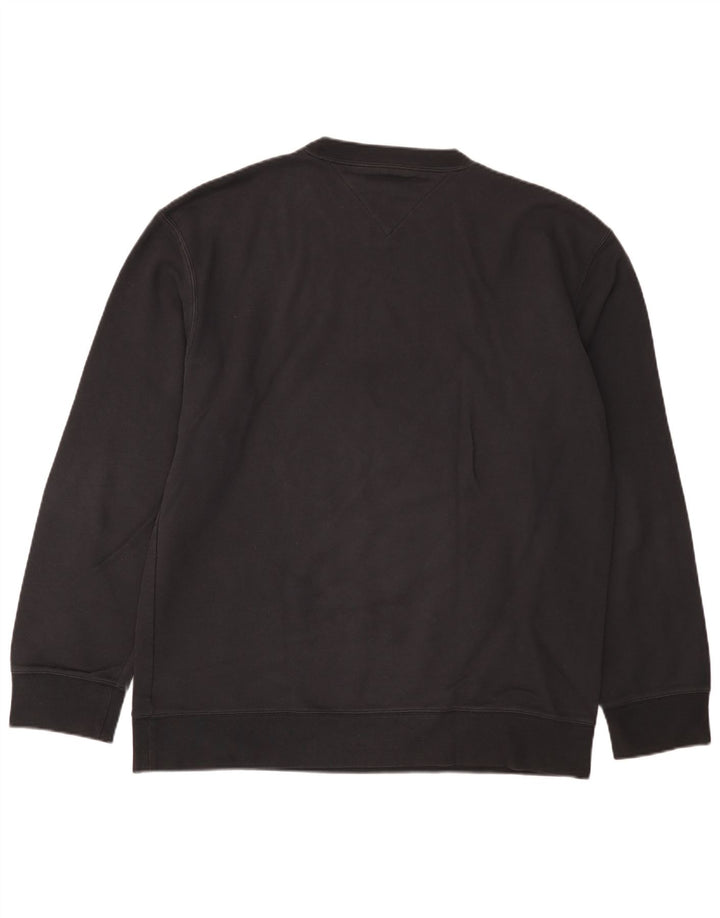 Tommy Hilfiger Herre Sweatshirt Jumper XL Sort Bomuld