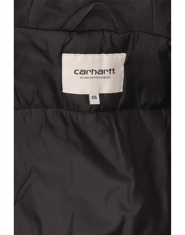 Carhartt Herre Tropper Hooded Parka Jacket UK 34 XS Sort Polyester