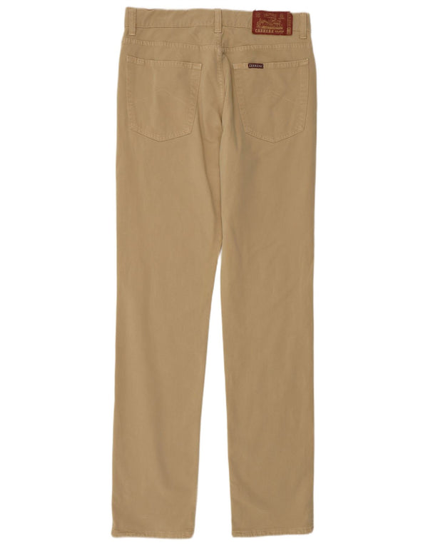 Carrera Herre 700 Lige Casual Bukser IT 48 Medium W33 L33 Beige Bomuld