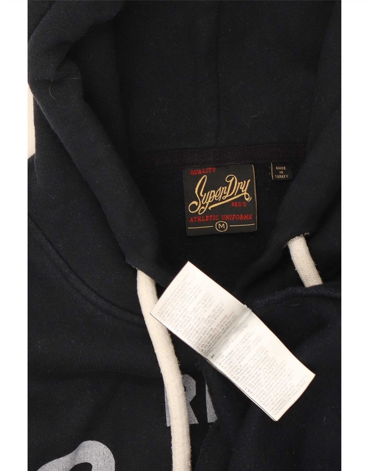 Superdry Grafisk hættetrøje til mænd mellem sort bomuld