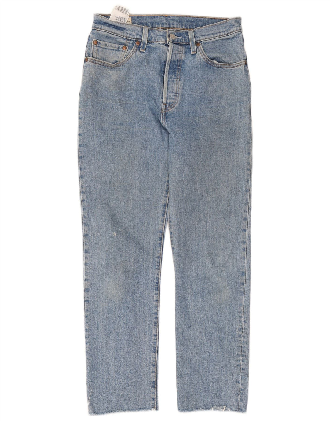 Levi's Dame 501 Straight Jeans W28 L28 Blå Bomuld