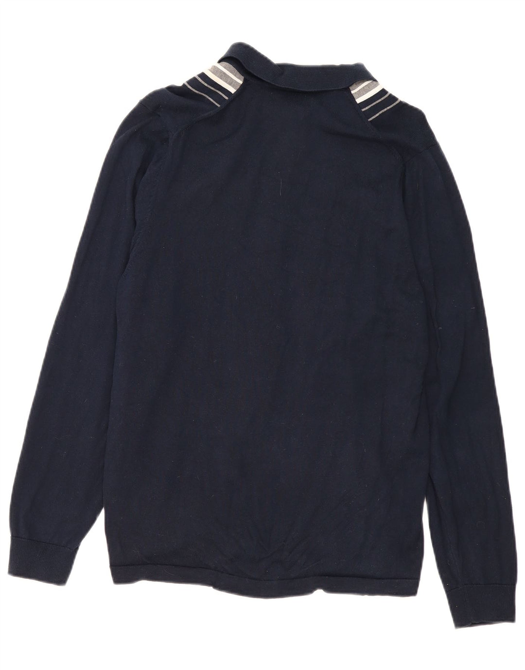 Marks & Spencer Herre cardigan sweater Medium Marineblå Colourblock Bomuld