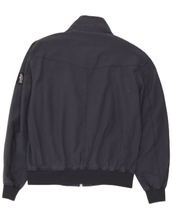 Refrigue Herre Bomber Jacket UK 42 XL Navy Blue Nylon