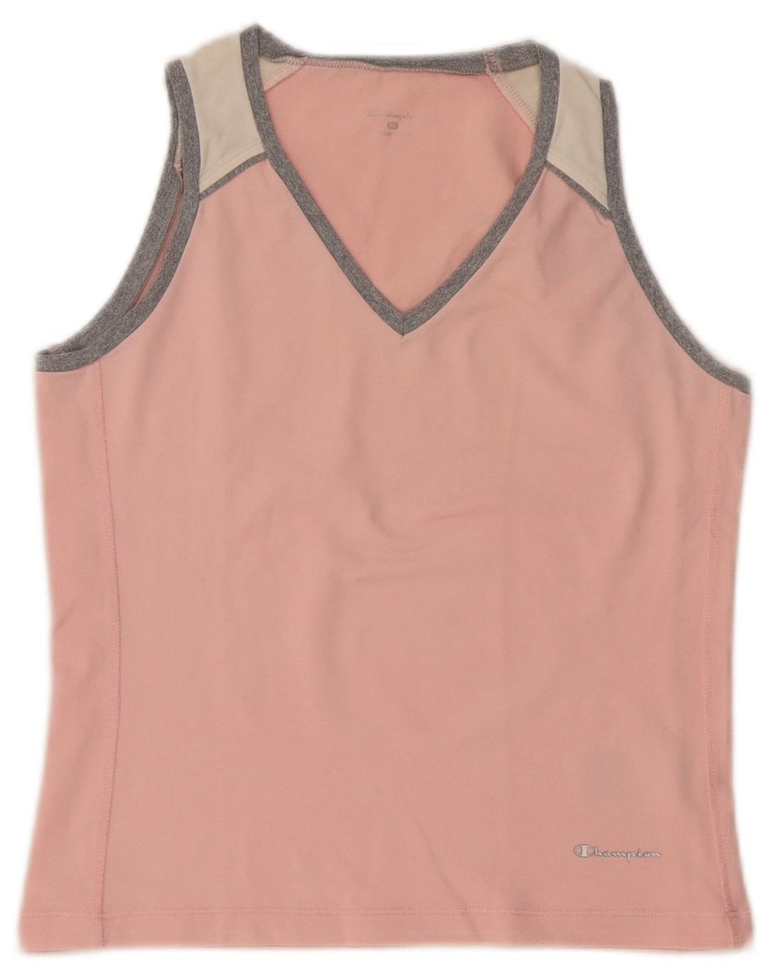 Champion Damevest Top UK 12 Medium Pink Colourblock Polyamid