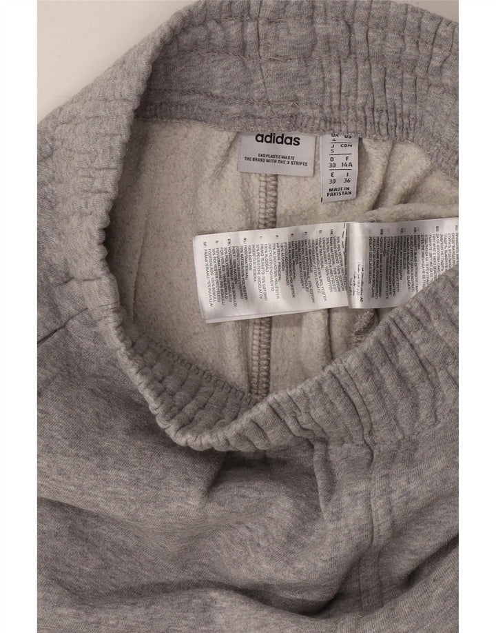 ADIDAS træningsdragt til kvinder Joggers UK 4 XS Grå Flecked Bomuld