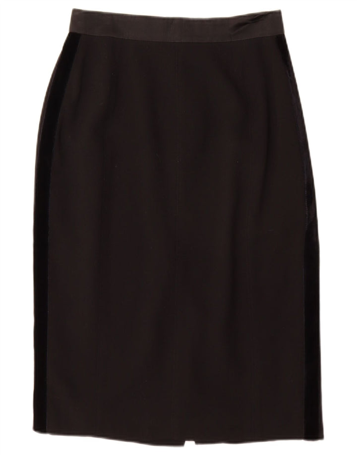 Laurel Womens Pencil Skirt EU 36 Small W26 Black New Wool