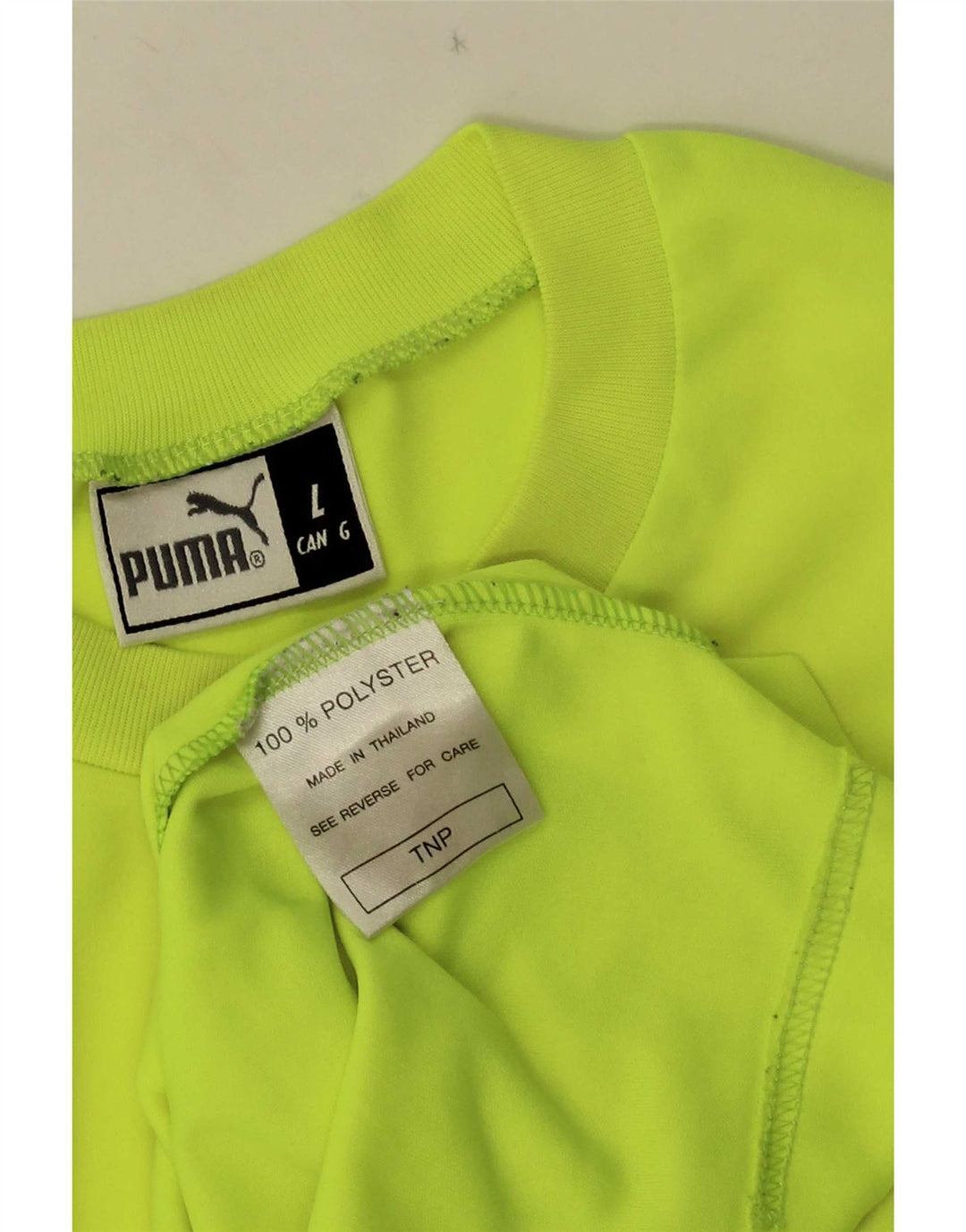 Puma Herre grafisk T-shirt Top Stor Gul Colourblock Polyester