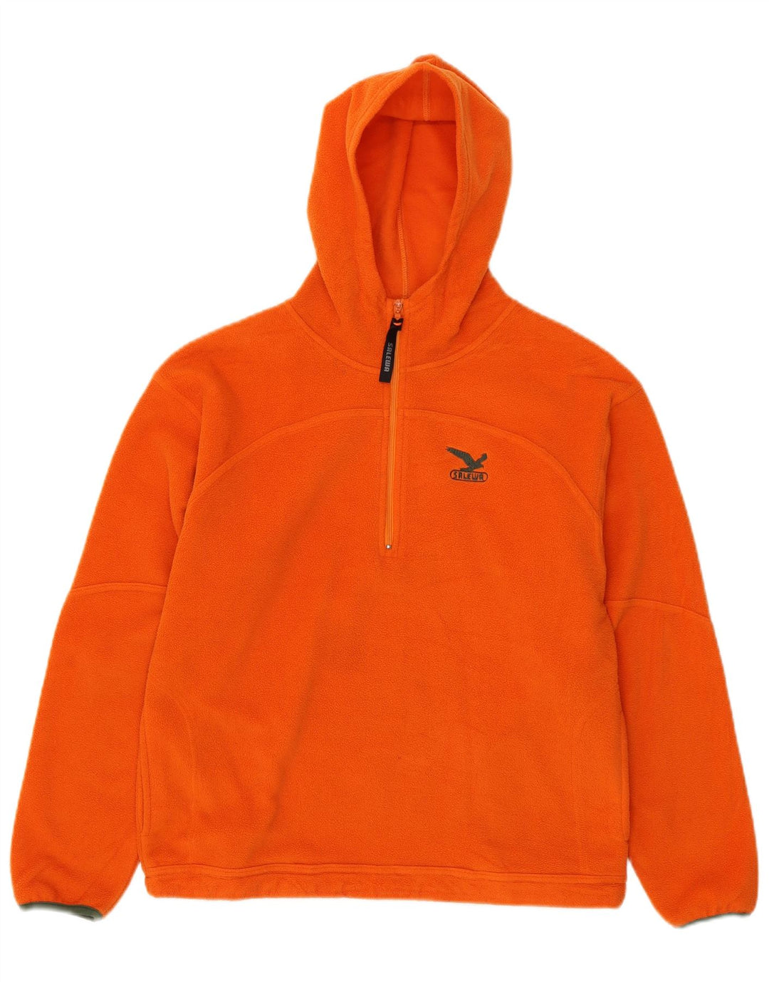 SALEWA Fleecetrøje med hætte til drenge 12-13 år XL Orange polyester