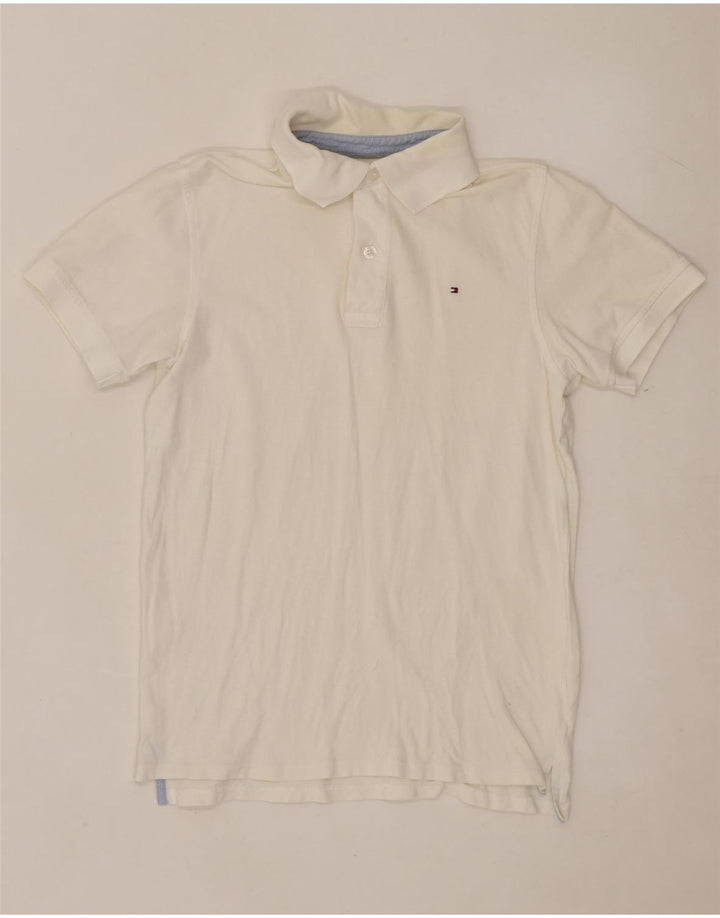 TOMMY HILFIGER drenge poloshirt 13-14 år hvid