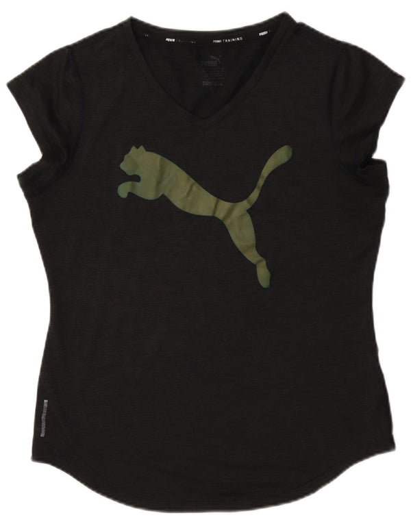 Puma Grafisk T-shirt top til kvinder 12 mellemgrå