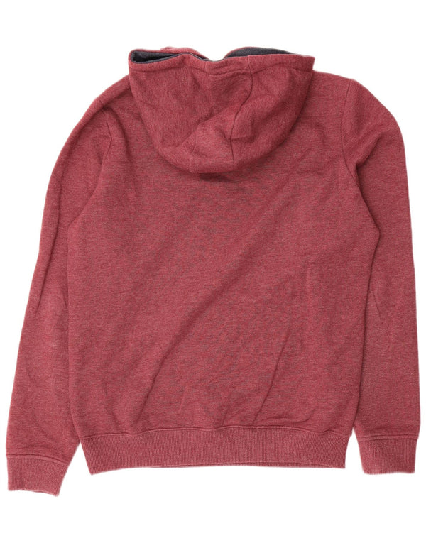 Tommy Hilfiger Herre hættetrøje Jumper Medium Bourgogne Flecked Bomuld