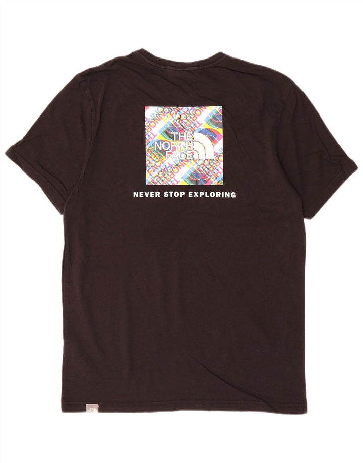 THE NORTH FACE Herre grafisk T-shirt Top Medium Sort Bomuld
