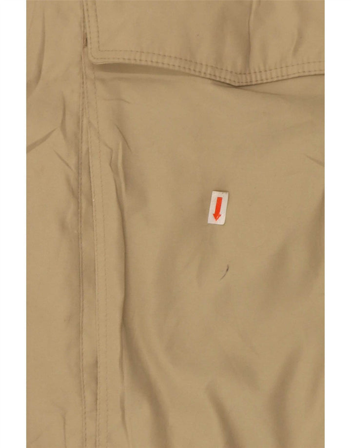 Marks & Spencer Herre Loose Fit Bomber Jacket UK 38 Medium Beige Polyester