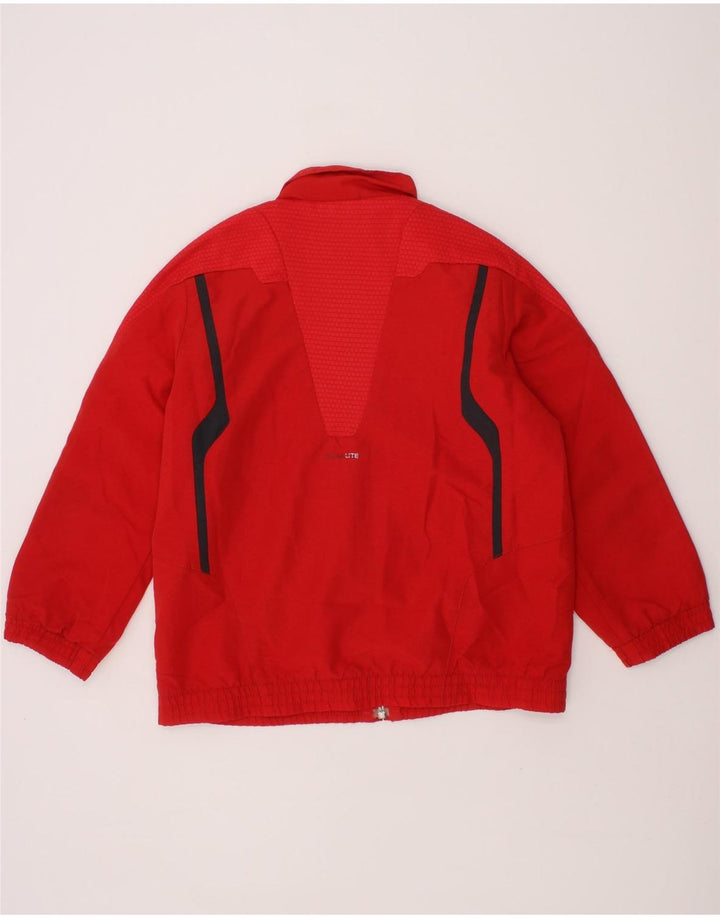 ADIDAS Boys Climalite Tracksuit Top Jacket 4-5 Years Red Vintage Adidas and Second-Hand Adidas from Messina Hembry 