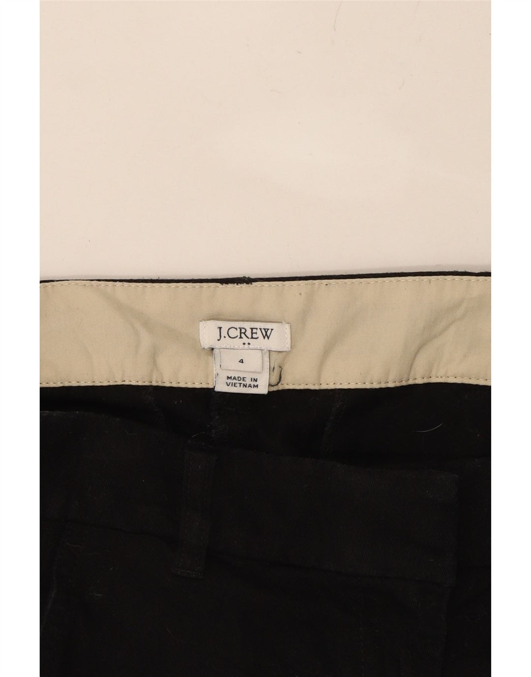 J. CREW Womens Chino Shorts US 4 Small W30 Black Cotton Vintage J. Crew and Second-Hand J. Crew from Messina Hembry 