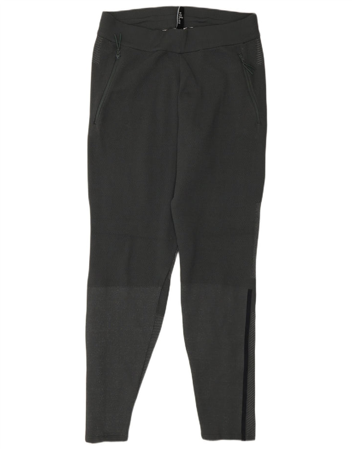 Adidas Træningsdragtsbukser til kvinder UK 14 Medium Grey Colourblock Polyester