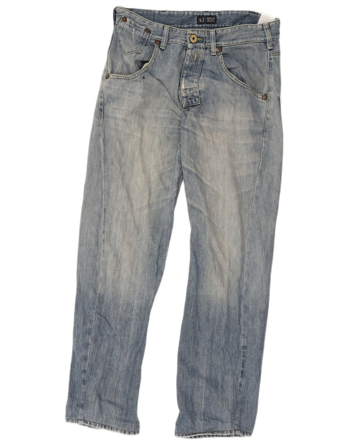 Armani Straight Jeans til mænd W32 L31 Blå