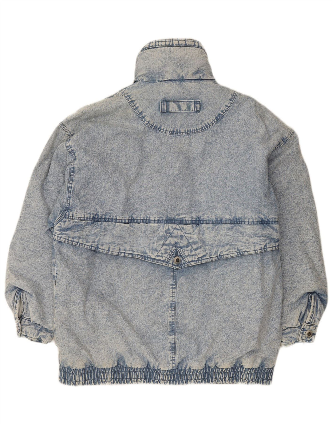 Vintage Dame Oversized Denim Coat UK 18 XL Blå Bomuld