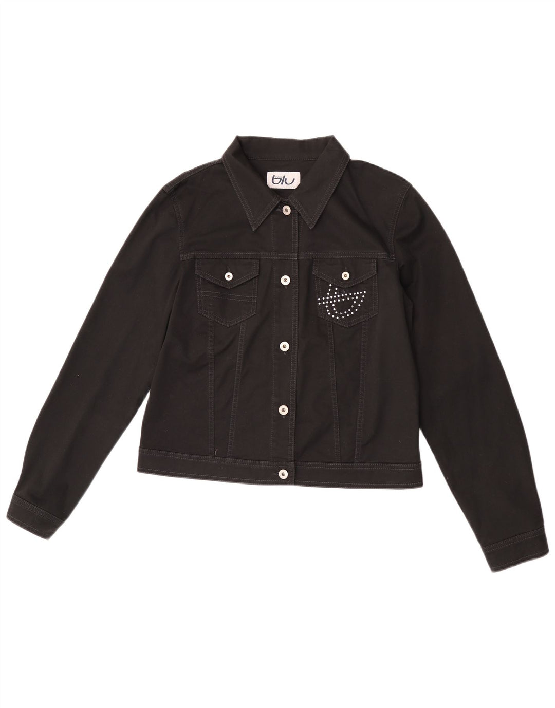 Byblos Dame Bomber Jacket IT 50 XL Sort Bomuld
