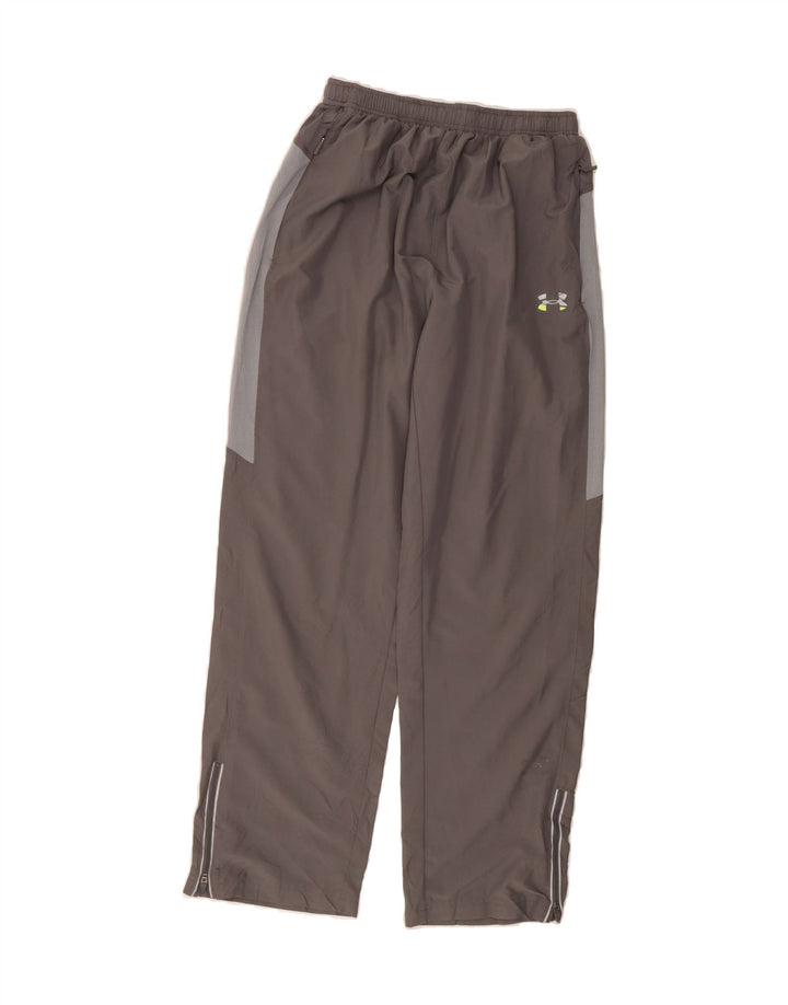 UNDER ARMOUR Mens Graphic Tracksuit Trousers Large Grey Polyester Vintage Under Armour and Second-Hand Under Armour from Messina Hembry 