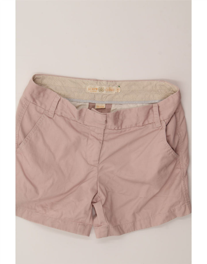 J. CREW Womens Broken In Chino Shorts US 6 Medium W34 Pink Cotton Vintage J. Crew and Second-Hand J. Crew from Messina Hembry 