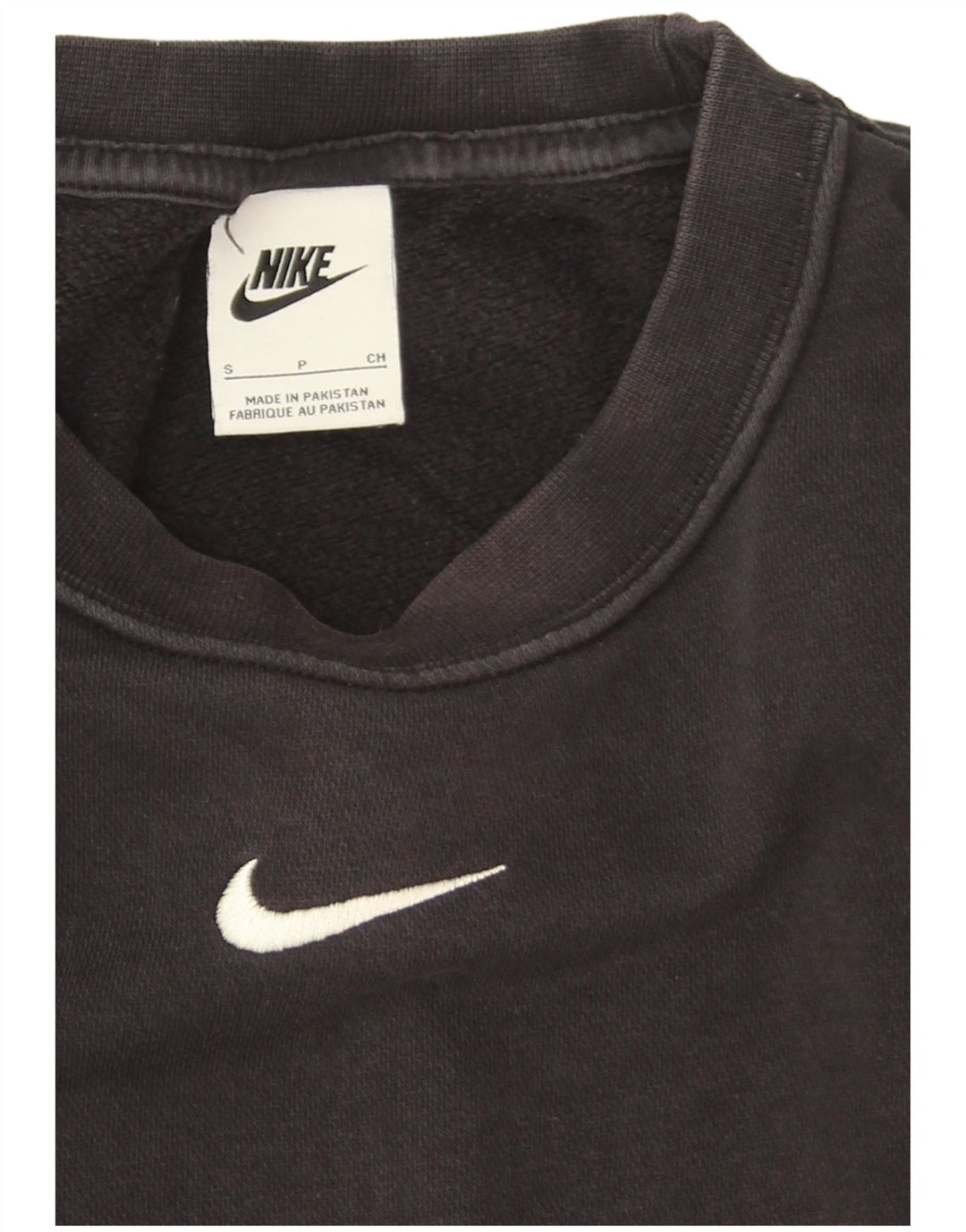 Nike Loose Fit Sweatshirt Jumper lille sort bomuld