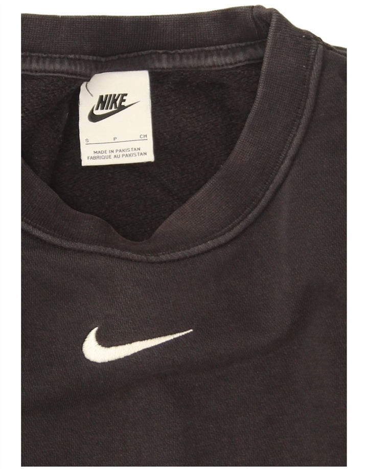Nike Loose Fit Sweatshirt Jumper lille sort bomuld