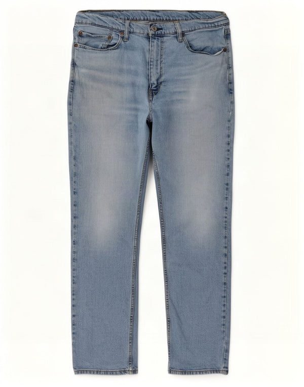 Levi's Herre 514 Straight Jeans W38 L32 Blå Bomuld