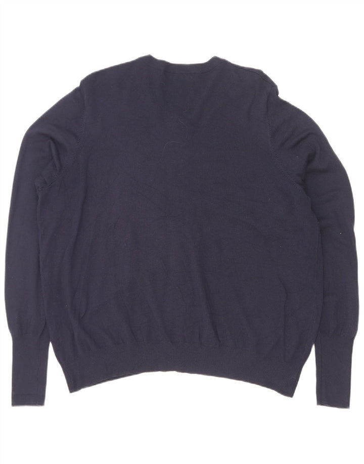 Marks & Spencer Dame Cardigan Sweater UK 16 Large Navy Blue