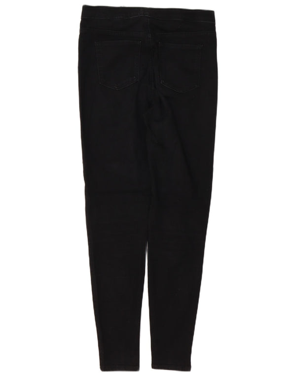 Marks & Spencer Dame Jegging Jeans UK 10 Small W28 L29 Black Bomuld