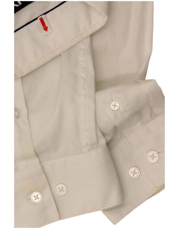 DKNY Herre Slim Fit skjorte str. 16 1/2 Large White Cotton
