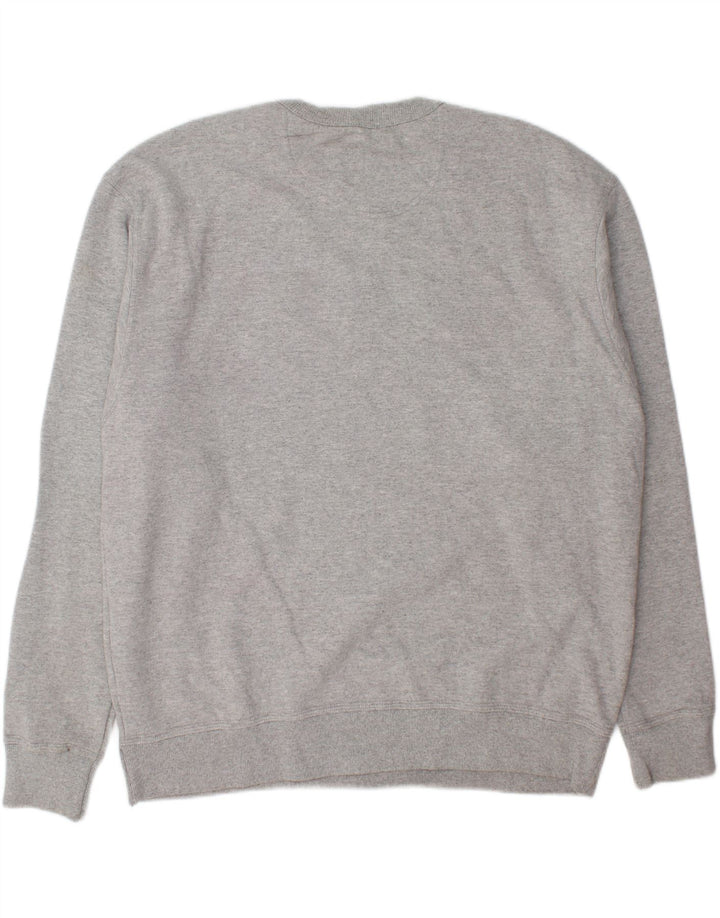 CHAMPION Mens Graphic Sweatshirt Jumper XL Grey Cotton Vintage Champion and Second-Hand Champion from Messina Hembry 