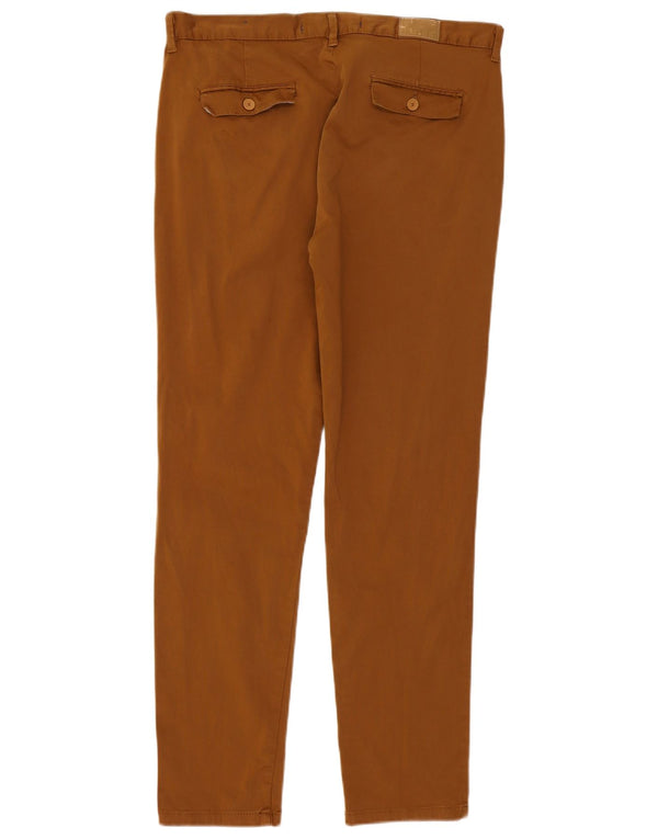 Zara Herre Slim Chino Bukser EU 44 Large W34 L30 Brun
